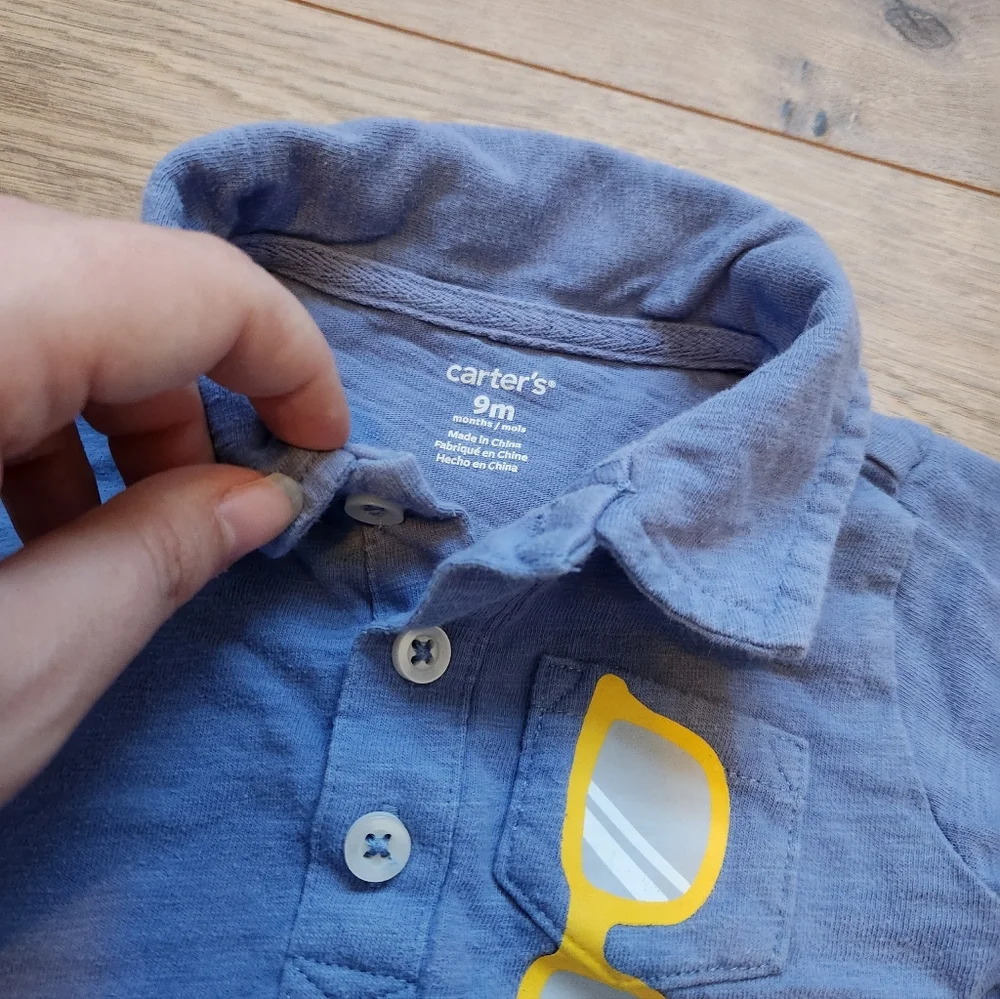Carter's 9m Collared Romper